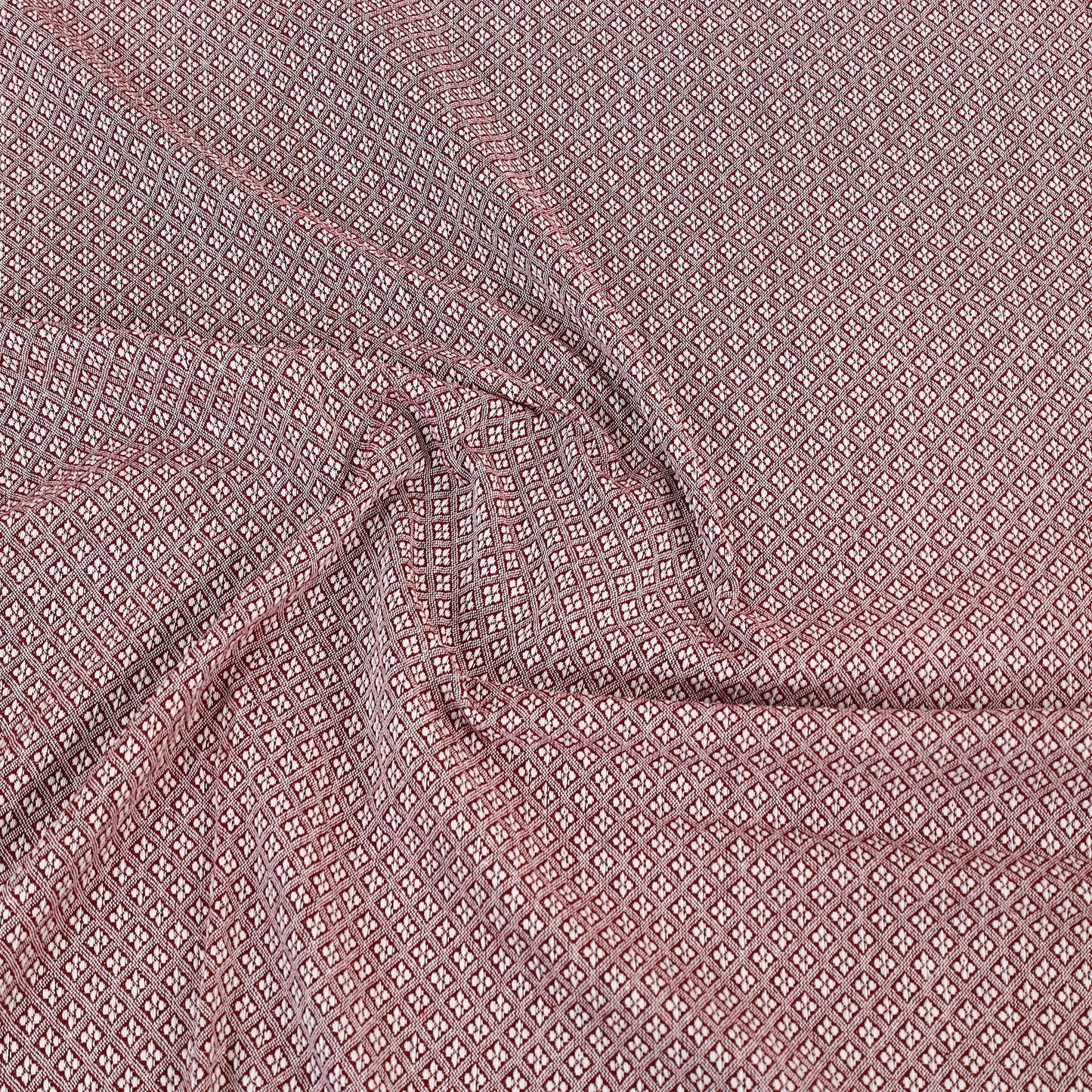 Brown - pure handloom cotton single bed cover from bijnor