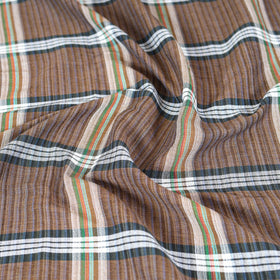 Buy Brown Pure Handloom Double Cotton Bed Sheet 