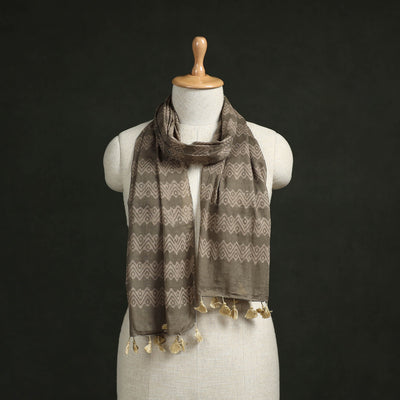 Pure mul cotton kutch hand block batik print stole