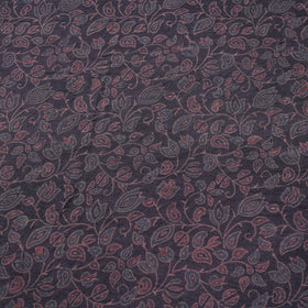 Brown - pure wool handloom natural dyed fabric 01