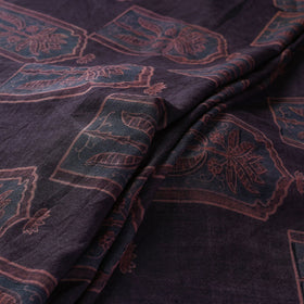 Brown - pure wool handloom natural dyed fabric 30
