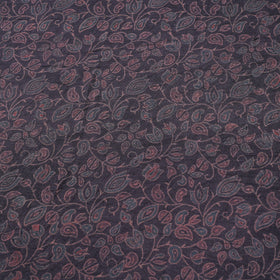 Brown - pure wool handloom natural dyed fabric 01