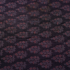 Brown - pure wool handloom natural dyed fabric 17