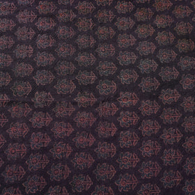 Brown - pure wool handloom natural dyed fabric 19