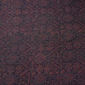 Brown - pure wool handloom natural dyed fabric 24