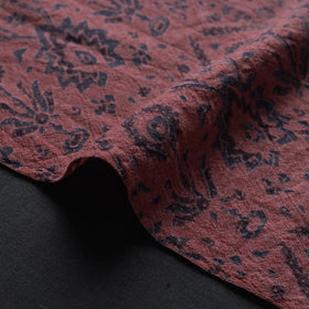 Pink - pure wool handloom natural dyed fabric 06