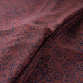 Brown - pure wool handloom natural dyed fabric 11