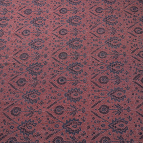 Pink - pure wool handloom natural dyed fabric 06