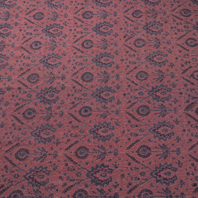 Pink - pure wool handloom natural dyed fabric 06