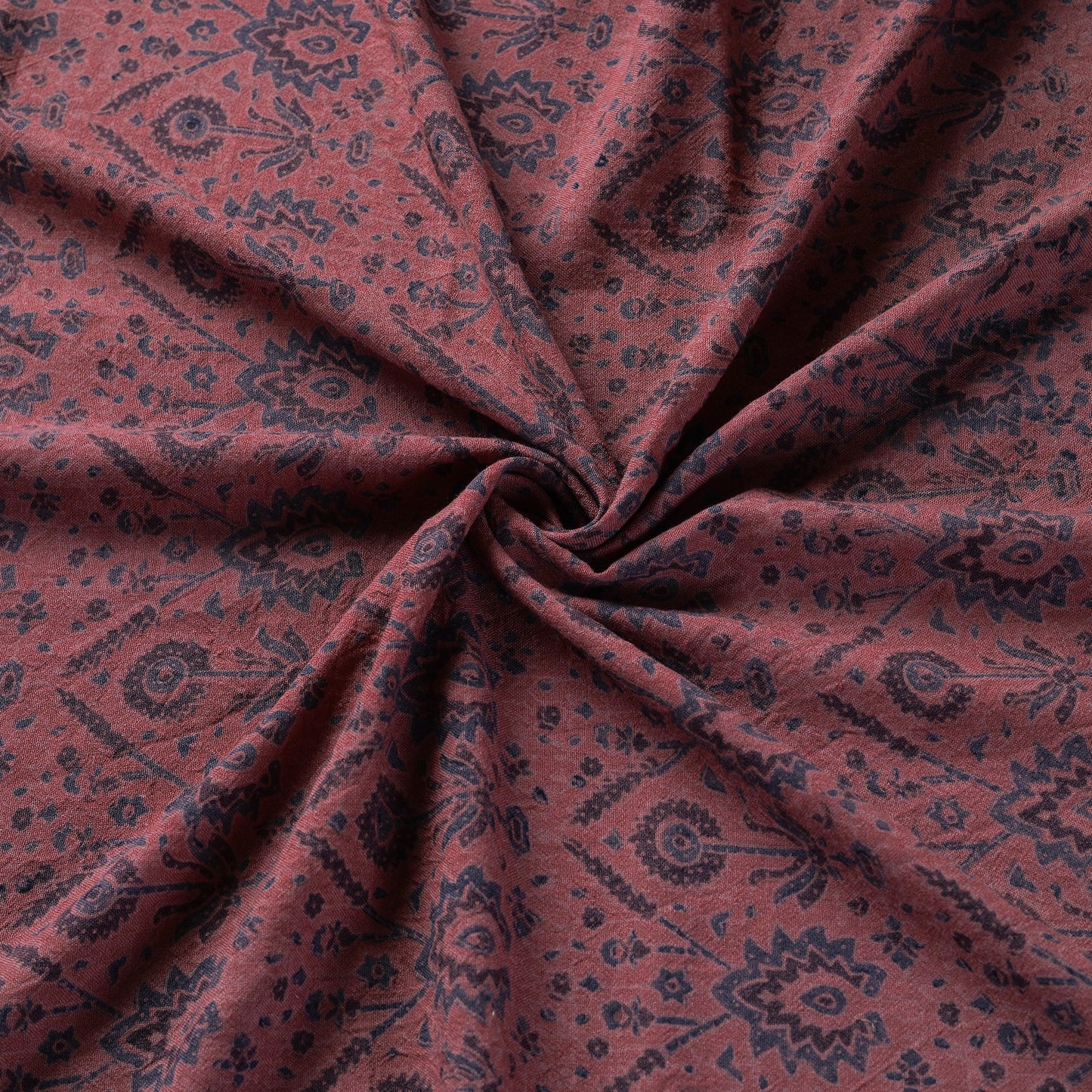 Pink - pure wool handloom natural dyed fabric 06