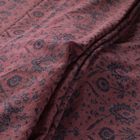 Pink - pure wool handloom natural dyed fabric 06