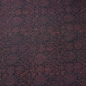 Brown - pure wool handloom natural dyed fabric 24