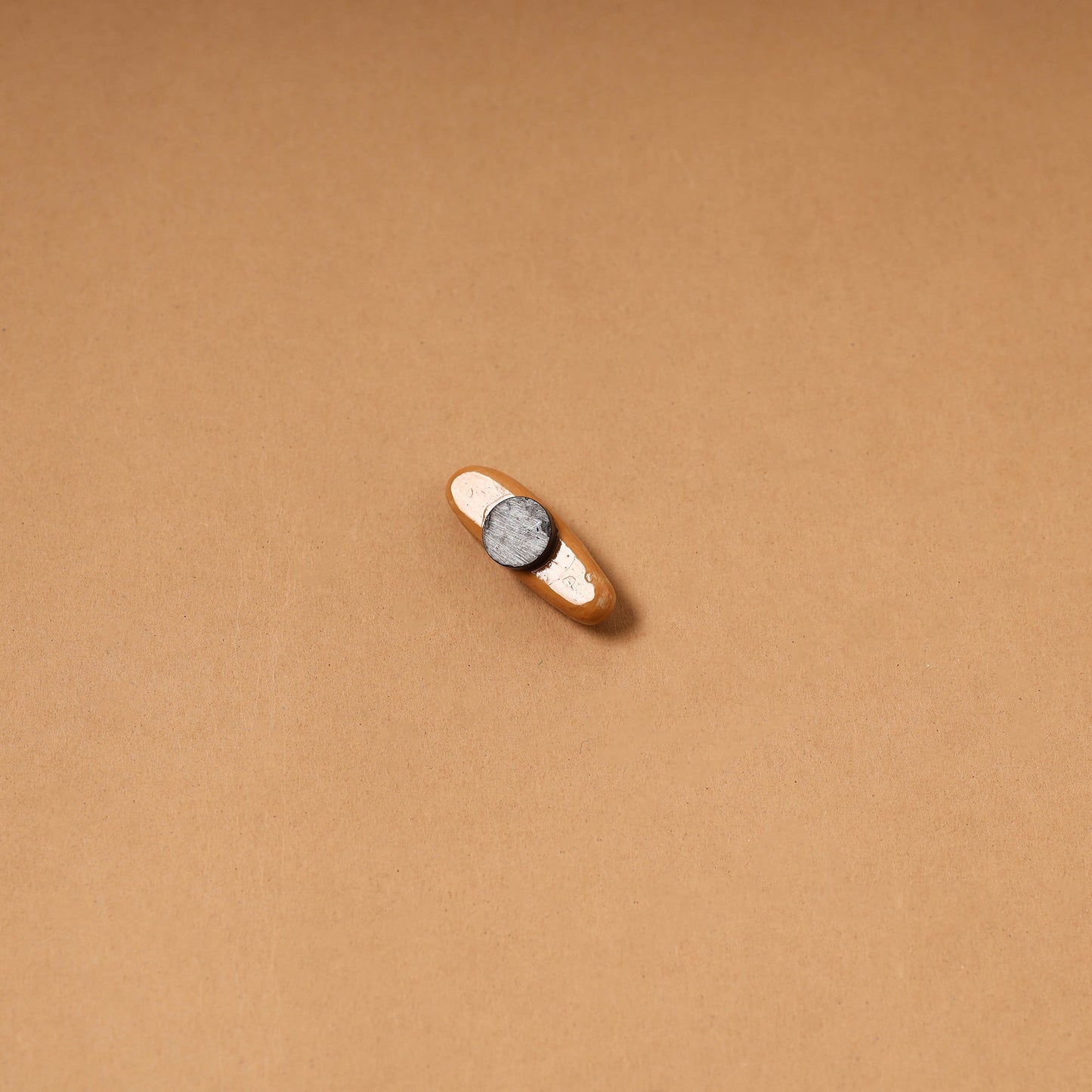 Brown - quirklets handpainted clay bread fridge magnet 22