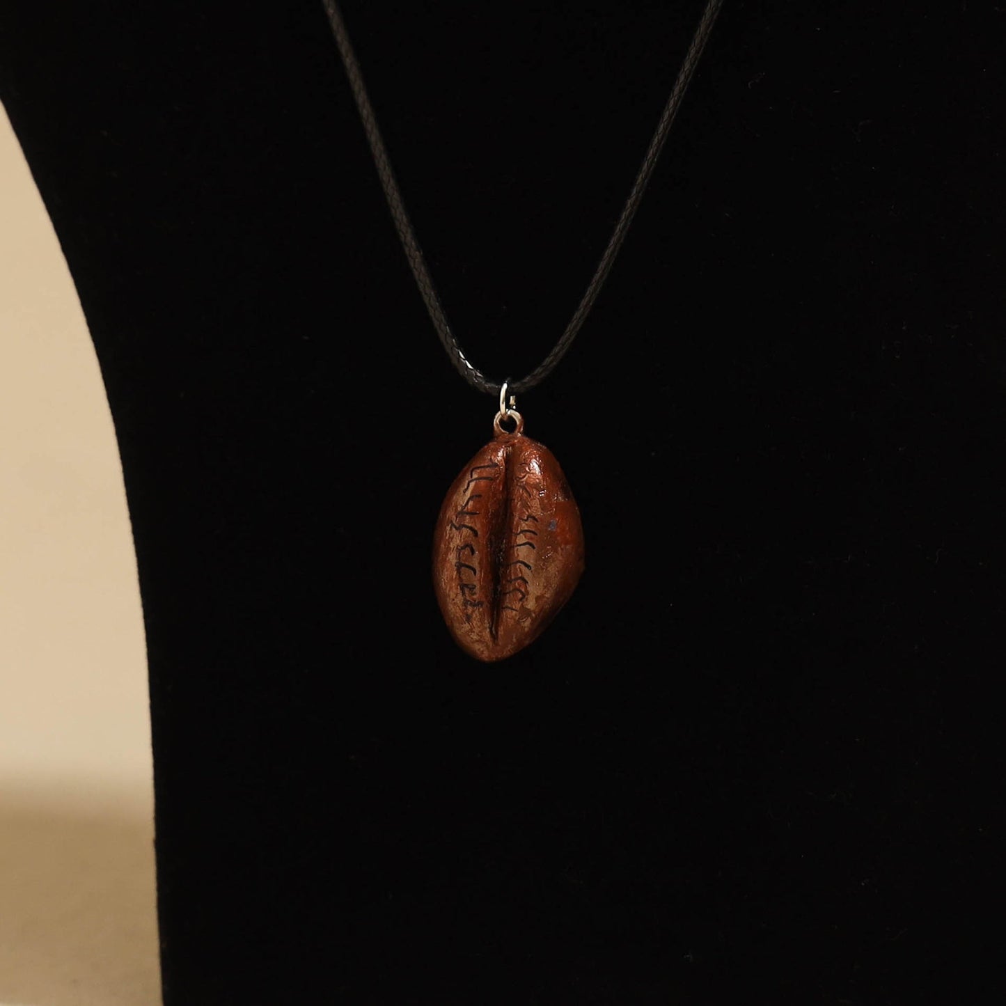 Quirklets handpainted clay pendant necklace 24 - handcrafted