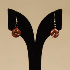 Quirklets handpainted clay earrings 60 - handcrafted