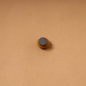 Brown - quirklets handpainted clay doughnut fridge magnet