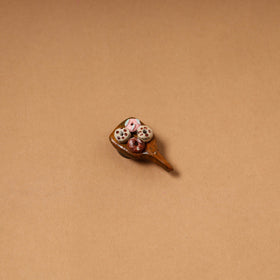 Brown - quirklets handpainted clay doughnuts serving tray