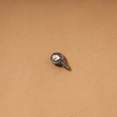 Brown - quirklets handpainted clay fridge magnet 34