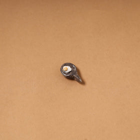 Brown - quirklets handpainted clay fridge magnet 34