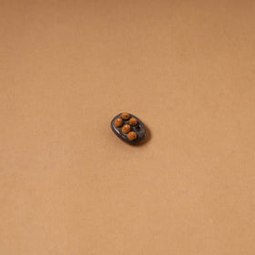 Brown - quirklets handpainted clay mould pad fridge magnet