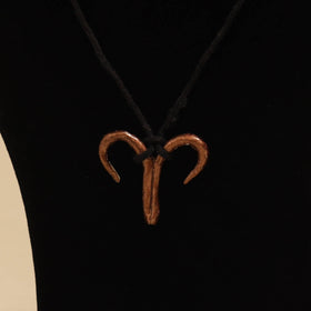 Quirklets handpainted clay pendant necklace 36 - handcrafted