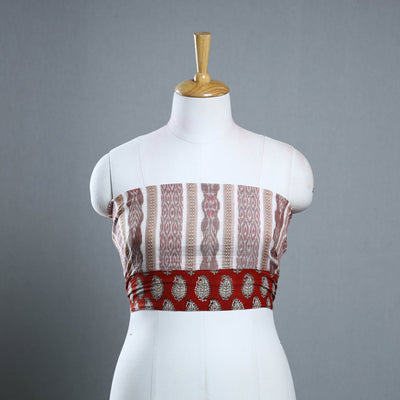 Buy Rangoli Cotton Sambalpuri Ikat Blouse Material 