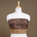 Buy Rangoli Kalamkari Block Printed Cotton Blouse Piece 