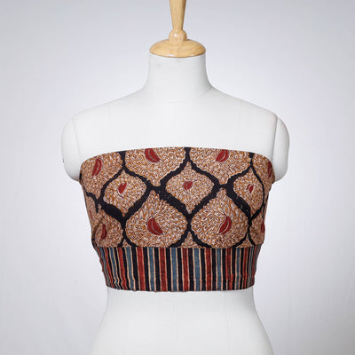 Rangoli Kalamkari Block Printing Cotton Blouse Piece