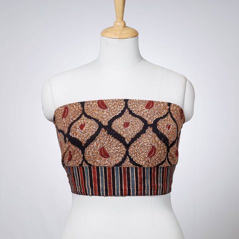 Rangoli Kalamkari Block Printing Cotton Blouse Piece