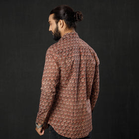  iTokri Casuals - Ajrakh Printed Cotton Men Full Sleeve Shirt 