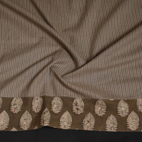 Running stitch plain cotton blouse piece 34 - handcrafted