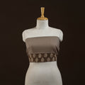 Running stitch plain cotton blouse piece 34 - handcrafted