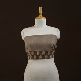 Running stitch plain cotton blouse piece 34 - handcrafted
