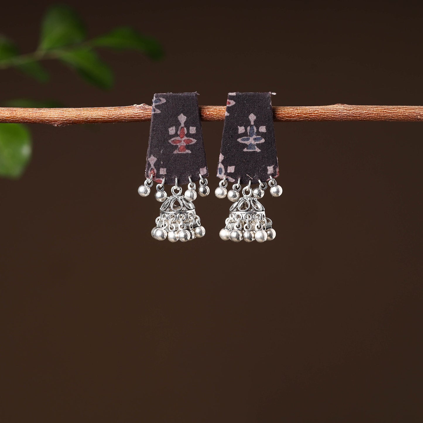  Sabah Handcrafted GS Fabart Earrings 