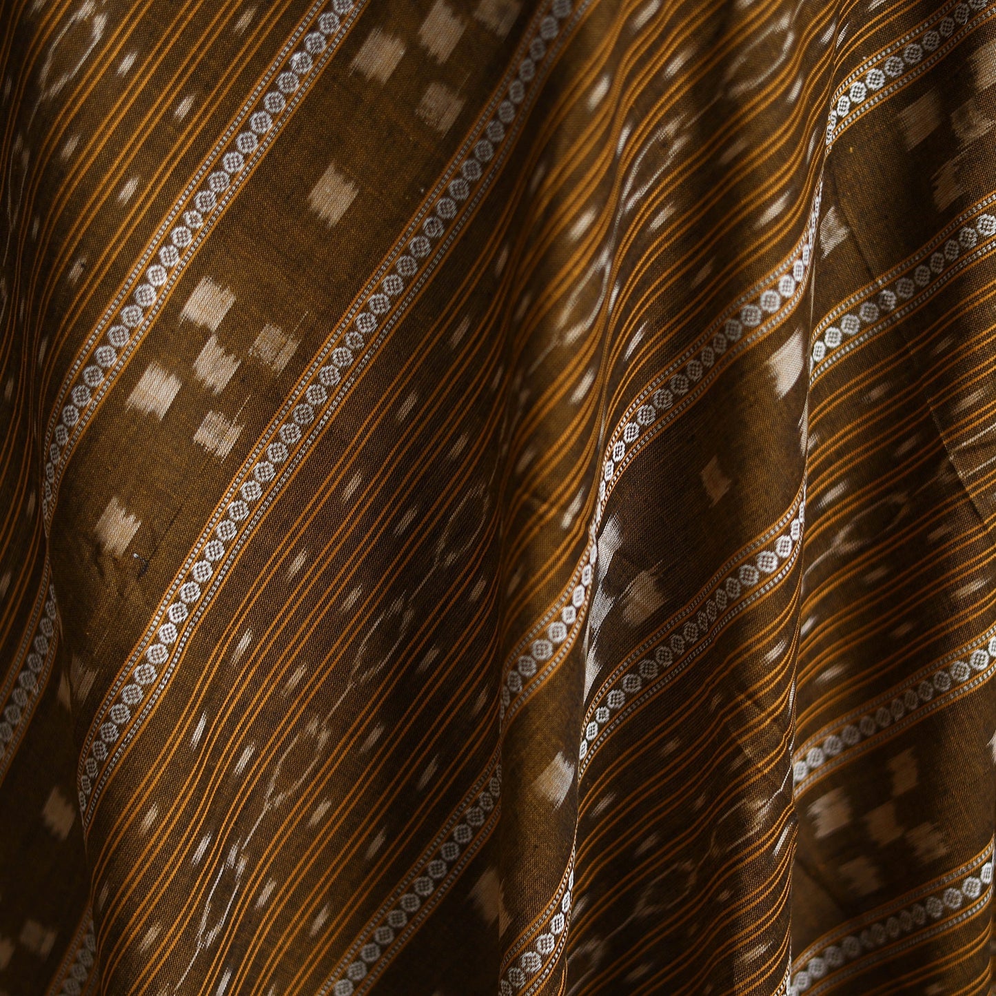 Sambalpuri ikat cotton fabric 13 - handcrafted