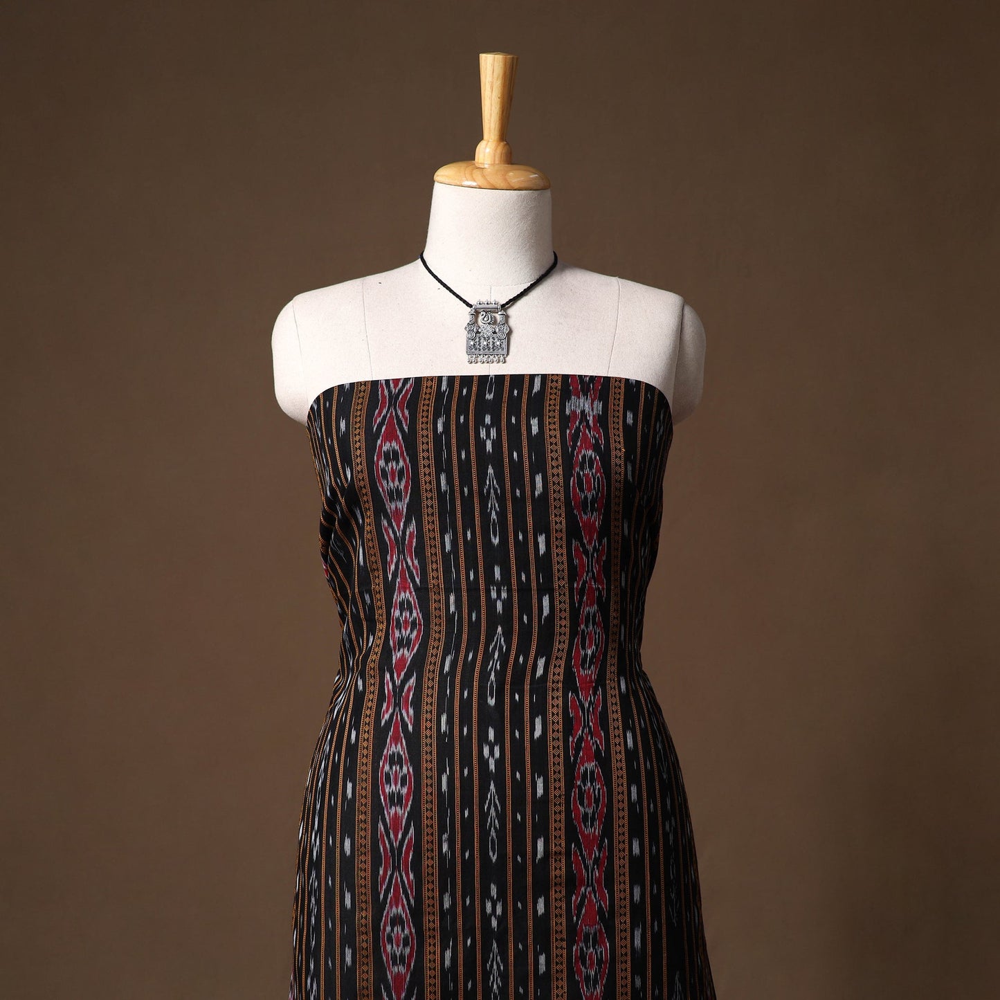 Sambalpuri ikat handloom cotton 2pc unstitched dress