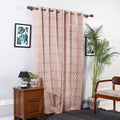 Sanganeri printed cotton door curtain (7 x 3 feet) (single