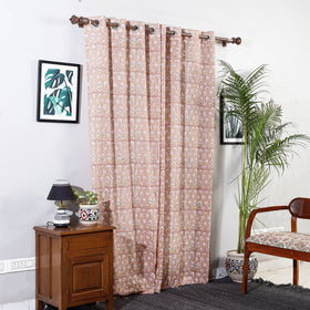 Sanganeri printed cotton door curtain (7 x 3 feet) (single