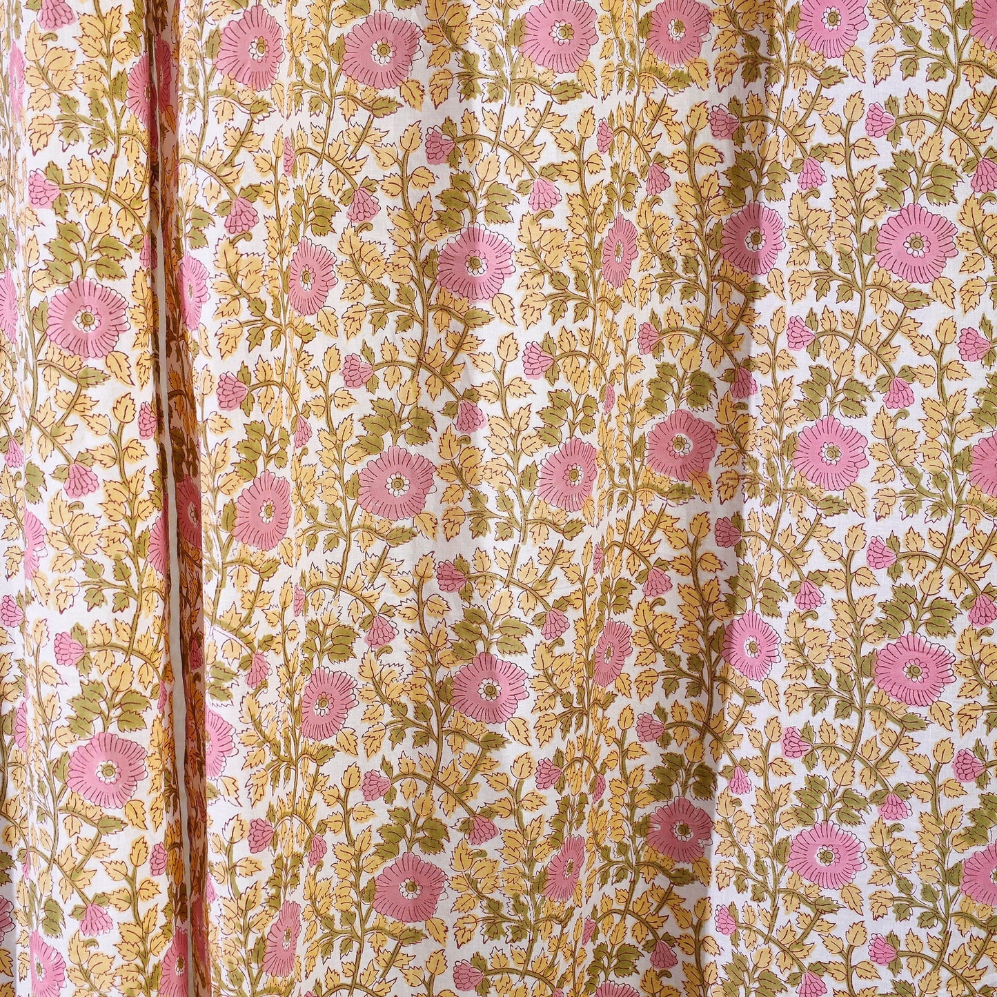 Sanganeri printed cotton door curtain (7 x 3 feet) (single
