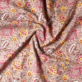  Sanganeri Block Printed Cotton Precut Fabric 