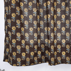 Buy Sanganeri Block Printed Cotton Window Curtain (5 x 3 Feet) (Single Piece) Online at iTopkri
