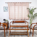 Buy Sanganeri Block Printed Cotton Window Curtain (5 x 3 Feet) (Single Piece) Online at iTopkri