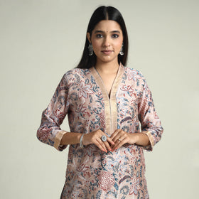 Sanganeri Kurta with Palazzo & Dupatta Set
