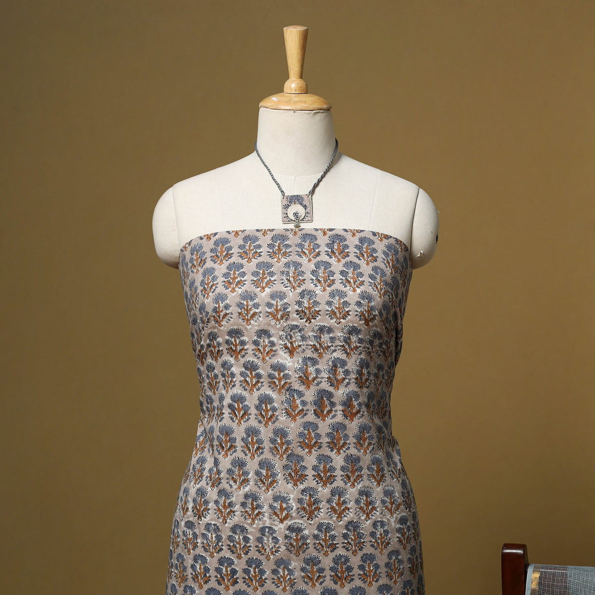 Sanganeri cotton 2pc unstitched dress material