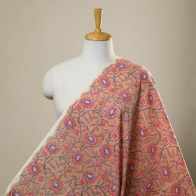  Brown Sanganeri Block Print Cotton Fabric