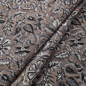  Brown Sanganeri Block Print Cotton Fabric
