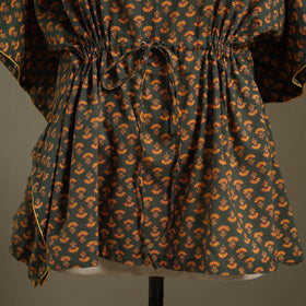 Sanganeri Block Print Cotton Kaftan (Short)