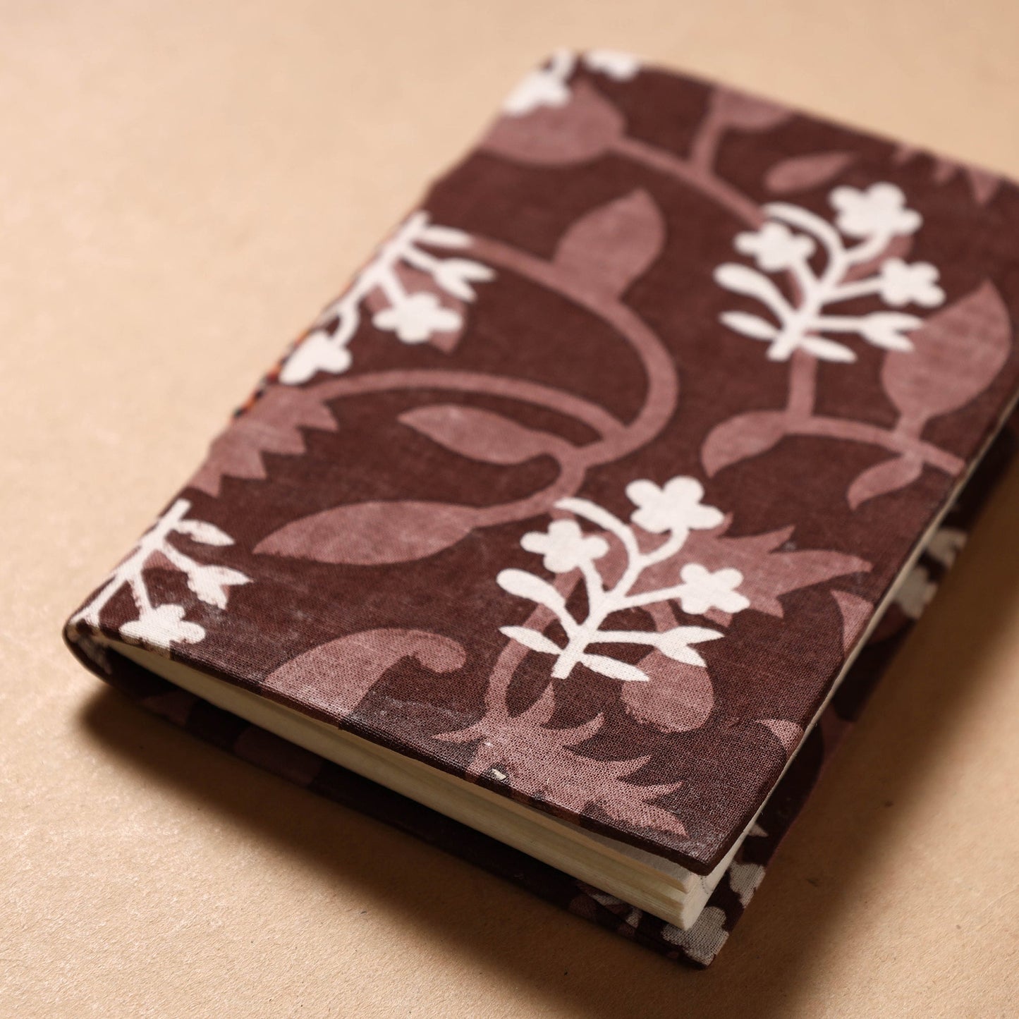  Sanganeri Fabric Cover Handmade Paper Notebook 