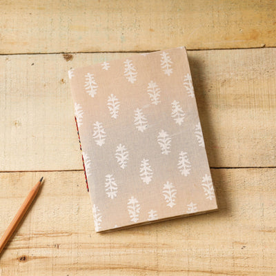  Sanganeri Fabric Cover Handmade Paper Notebook 