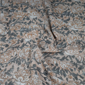 Sanganeri hand block print cotton scarf 12 - handcrafted
